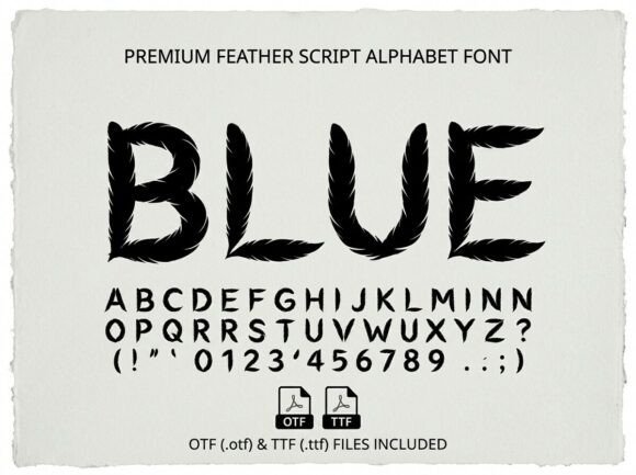 Blue Font - Featured Image
