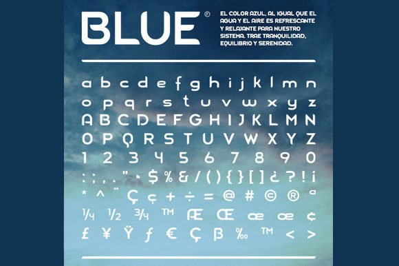 Blue Font - Featured Image