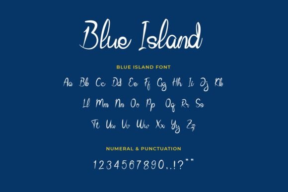 Blue Island Font - Featured Image