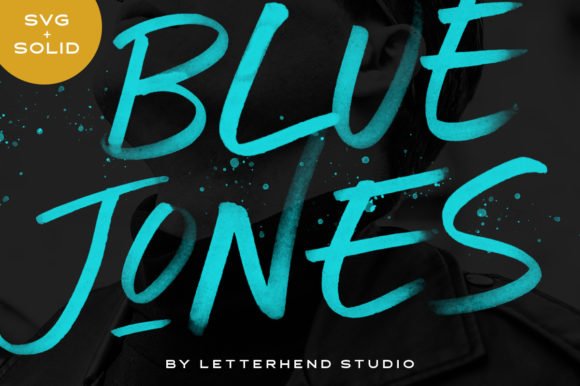 Blue Jones Font - Featured Image
