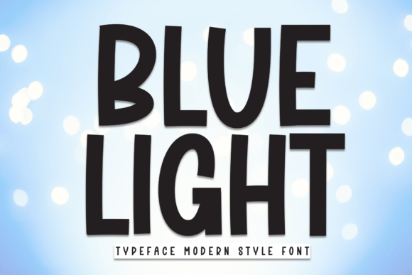 Blue Light Font - Featured Image