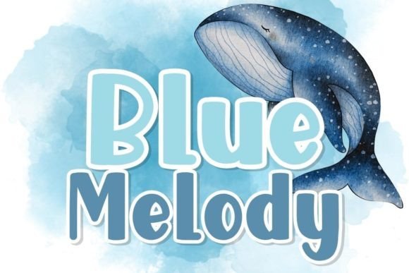 Blue Melody Font - Featured Image