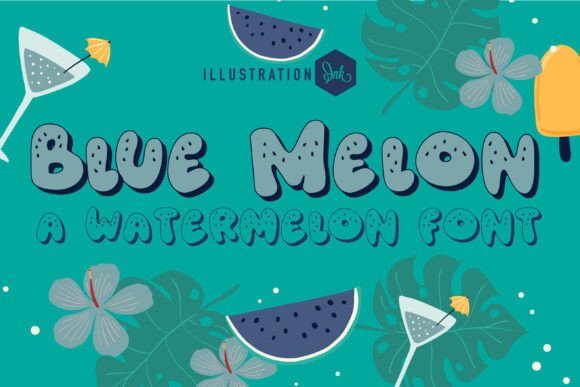 Blue Melon Font - Featured Image
