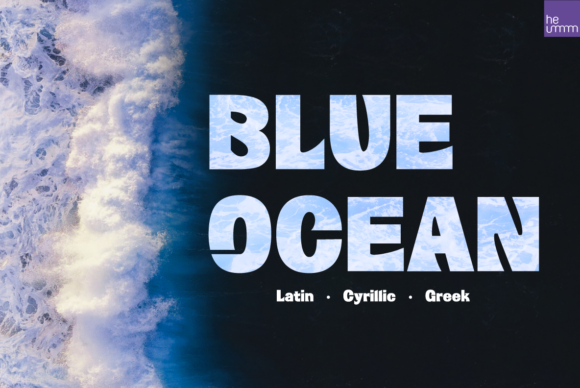 Blue Ocean Font - Featured Image