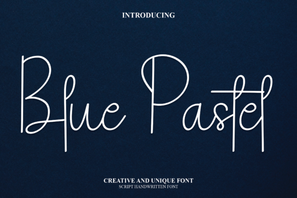 Blue Pastel Font - Featured Image