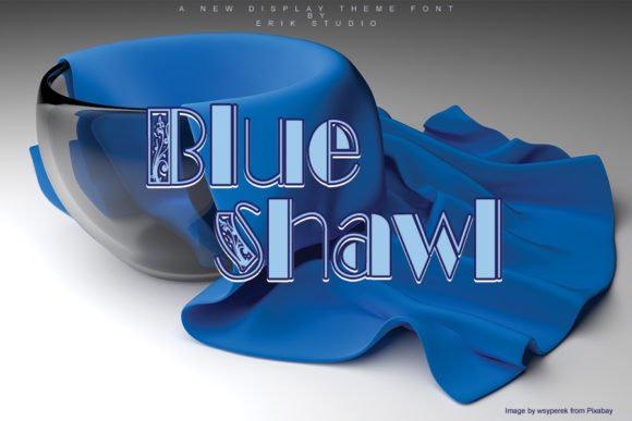 Blue Shawl Font - Featured Image