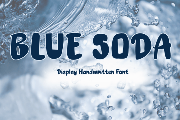 Blue Soda Font - Featured Image