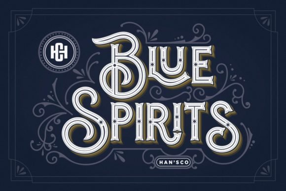 Blue Spirits Font - Featured Image