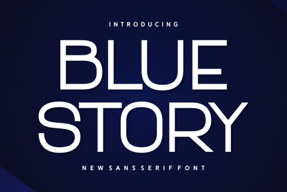 Blue Story Font - Featured Image