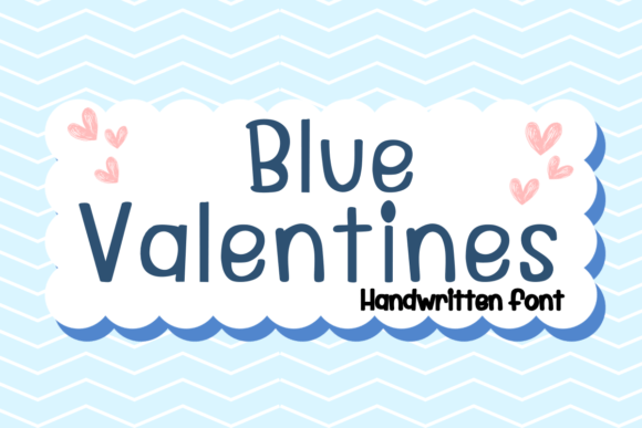 Blue Valentines Font - Featured Image