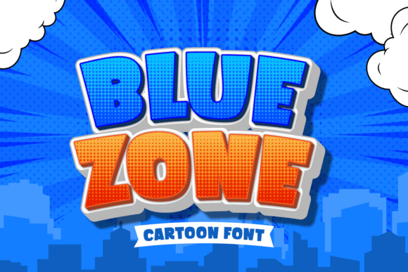 Blue Zone Font - Featured Image