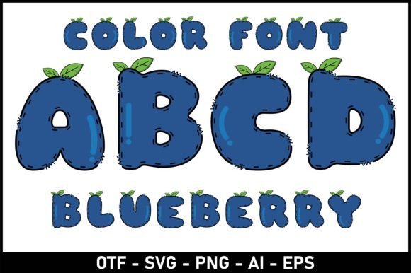 Blueberry Font - Featured Image