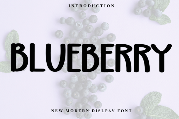Blueberry Font - Featured Image