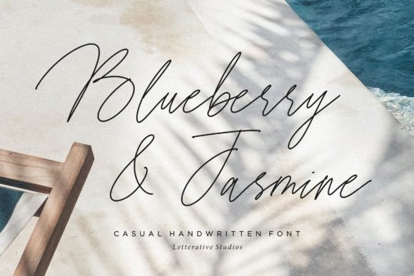Blueberry and Jasmine Font - Featured Image