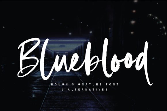 Blueblood Font - Featured Image