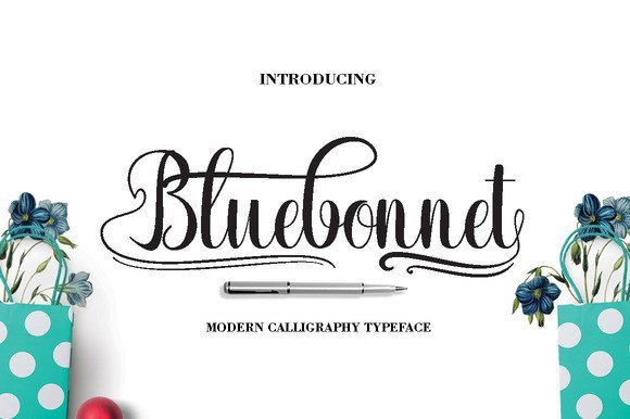 Bluebonnet Font - Featured Image