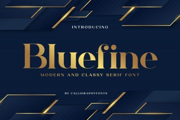Bluefine Font - Featured Image