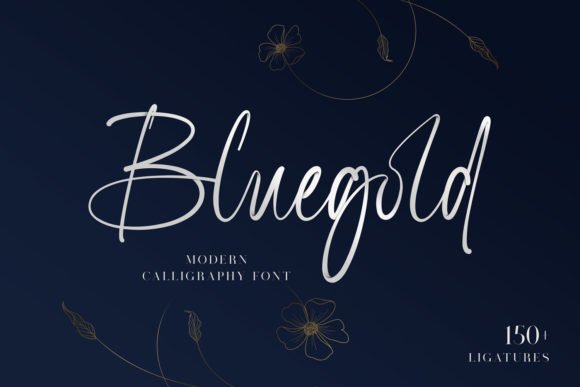 Bluegold Font - Featured Image
