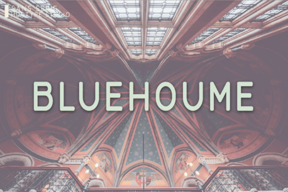 Bluehoume Font - Featured Image