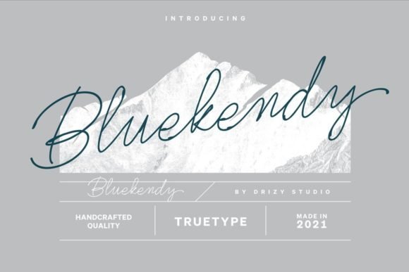 Bluekendy Font - Featured Image