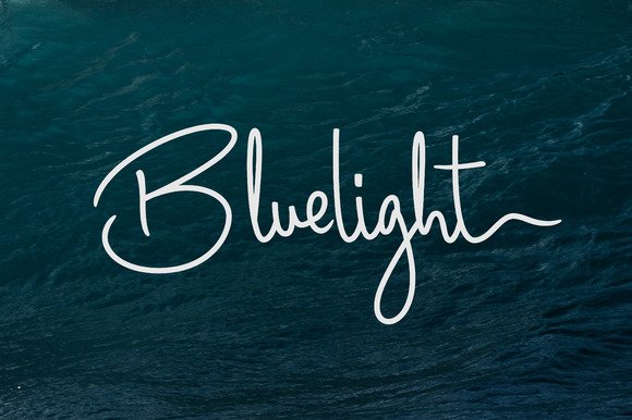 Bluelight Font - Featured Image