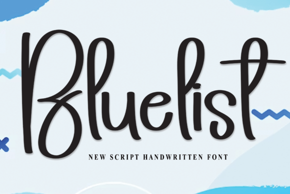 Bluelist Font - Featured Image