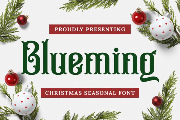 Blueming Font - Featured Image