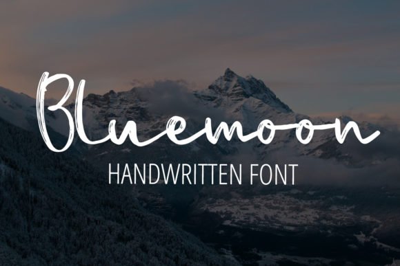 Bluemoon Font - Featured Image