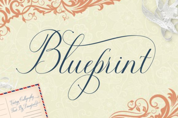 Blueprint Font - Featured Image