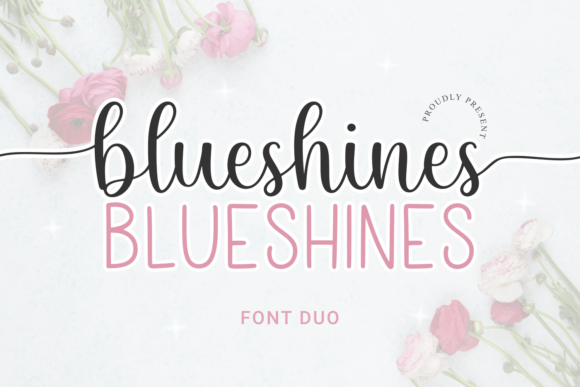 Blueshines Font - Featured Image