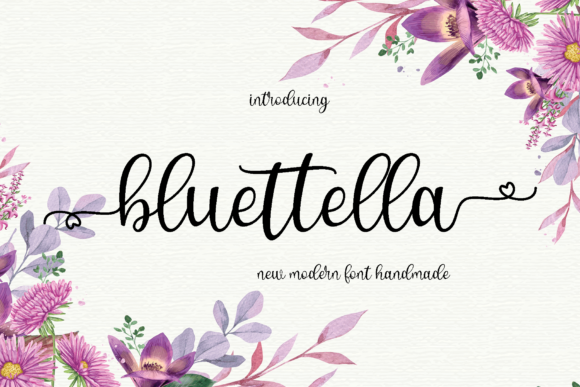 Bluettella Font - Featured Image