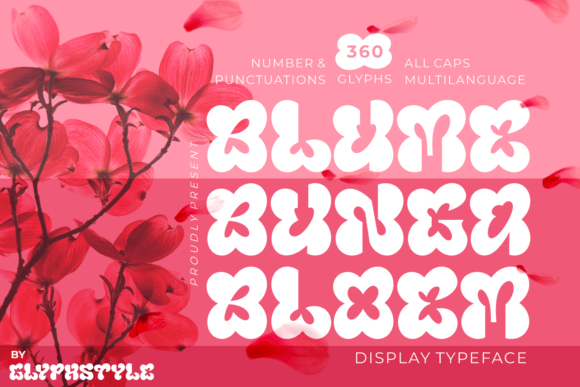 Blumebungabloem Font - Featured Image