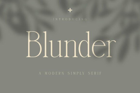 Blunder Font - Featured Image