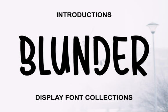 Blunder Font - Featured Image