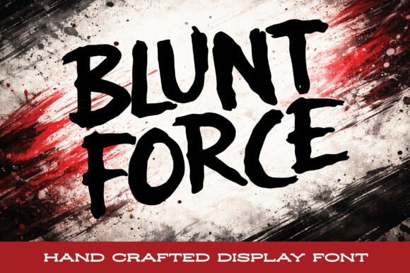 Blunt Force Font - Featured Image
