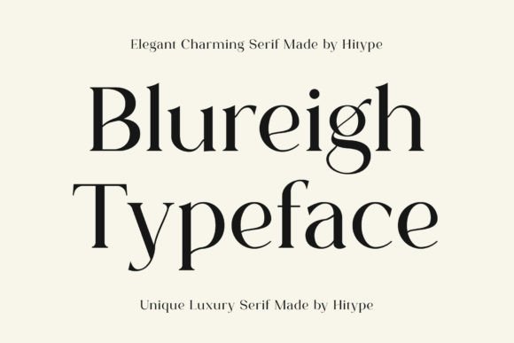 Blureigh Font - Featured Image