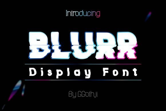 Blurr Font - Featured Image
