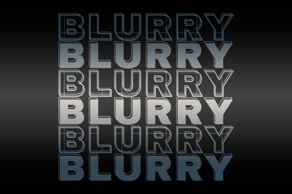 Blurry Font - Featured Image