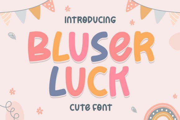 Bluser Luck Font - Featured Image