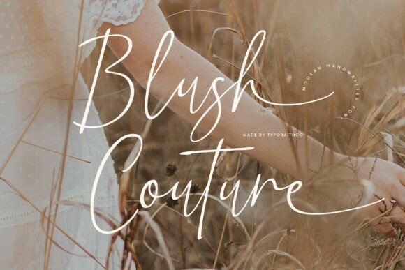 Blush Couture Font - Featured Image