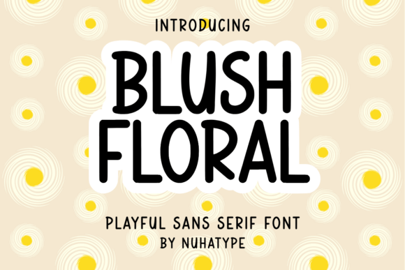 Blush Floral Font - Featured Image