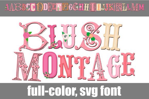 Blush Montage Font - Featured Image