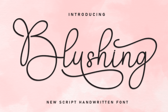 Blushing Font - Featured Image