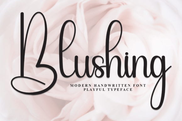 Blushing Font - Featured Image