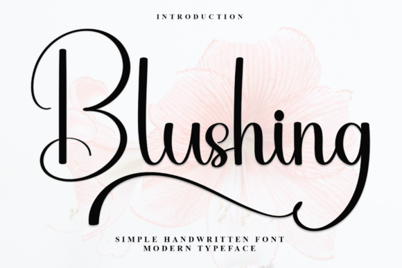 Blushing Font - Featured Image