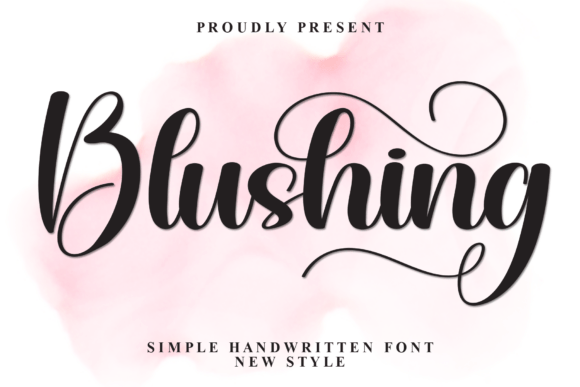 Blushing Font - Featured Image
