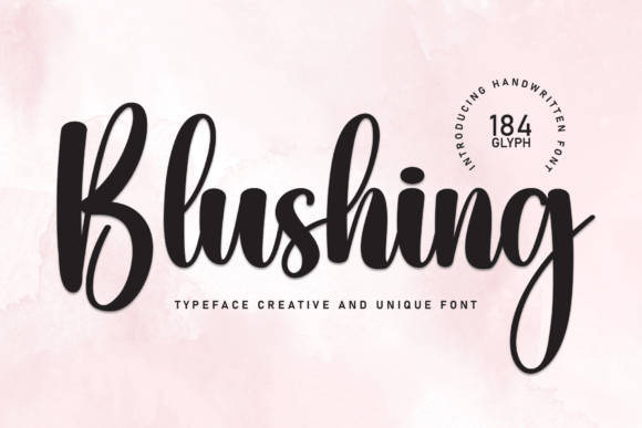 Blushing Font - Featured Image