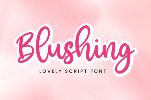 Blushing Font - Featured Image