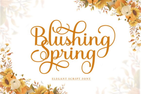 Blushing Spring Font - Featured Image
