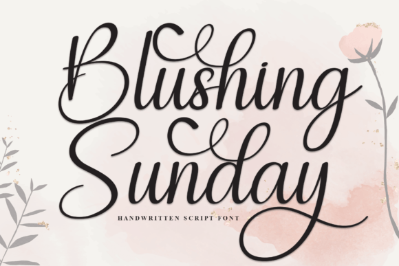 Blushing Sunday Font - Featured Image